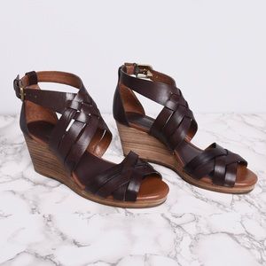 Lucky Brand Shoes - Lucky Brand Tobacco Kalistoga Wedges Lucky Brand Shoes - Lucky Brand Tobacco Kalistoga Wedges
